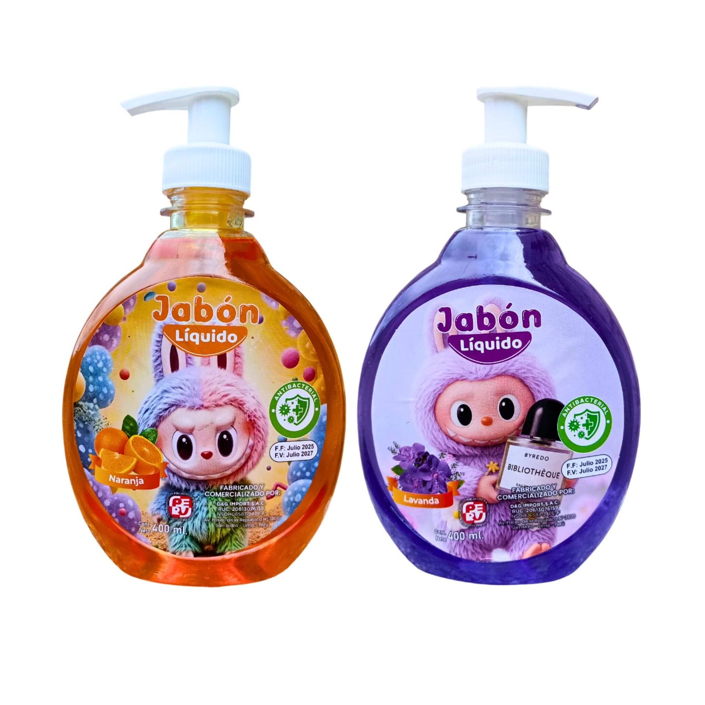 Jabón Líquido Labubu