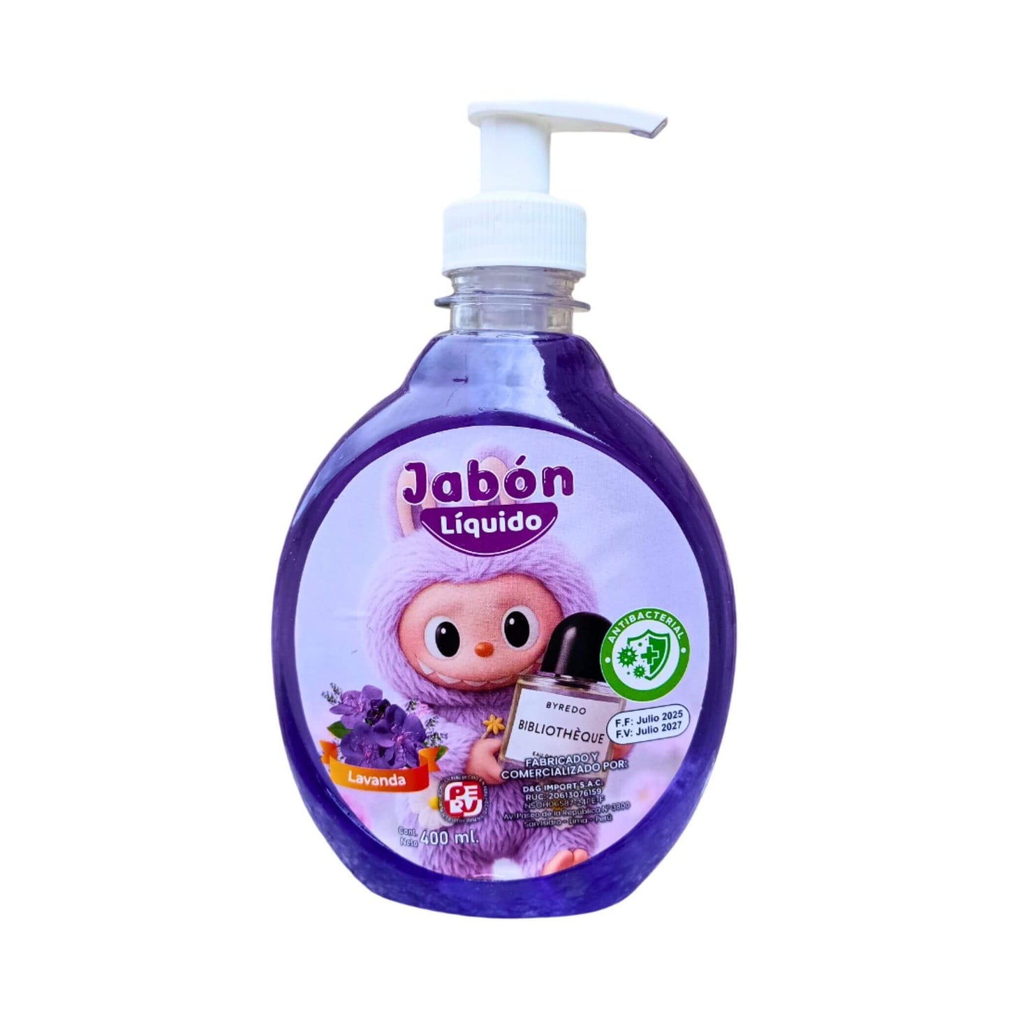 Jabón Líquido Labubu
