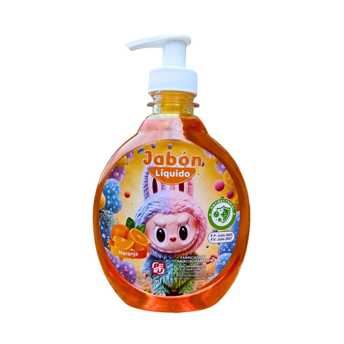 Jabón Líquido Labubu