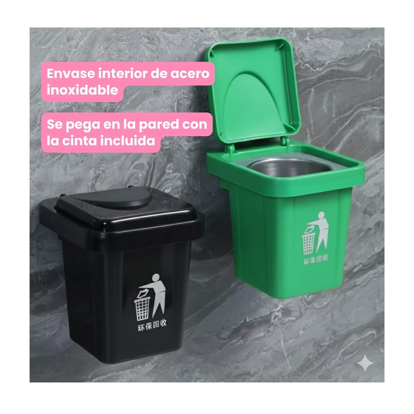 Mini Basurero Colgante
