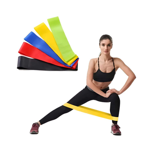 Set de 5 Bandas Elásticas Fitness