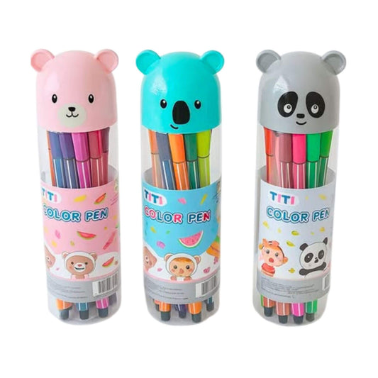 Set x 12 Plumones Osito